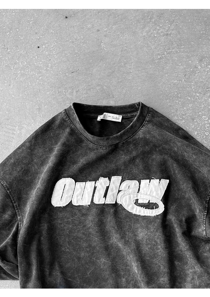 Erkek Yıkamalı Yumuşak Dokulu Oversize T-Shirt Siyah fiyatları