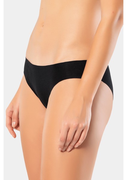 Kadın Lazer Kesim Pamuklu Bikini Külot 907/SIYAH fırsatları
