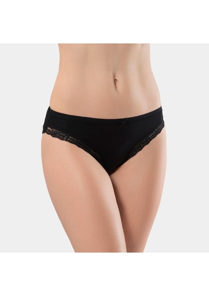 Kadın Likralı Fistolu Bikini (2'li Paket) 238/SIYAH fiyatları