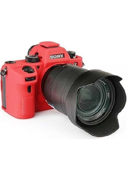 Sony A7R3 Silikon Kılıf (Kırmızı) fırsatları