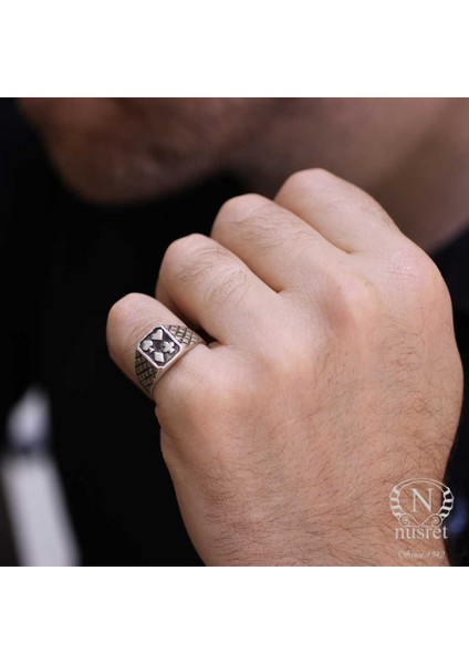 925 Ayar Gümüş Poker Yüzük modelleri