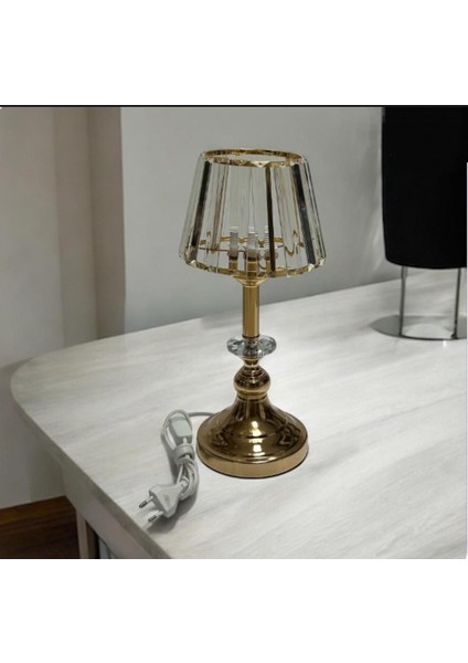 2 Li Kristal Taşlı Abajur fiyatları