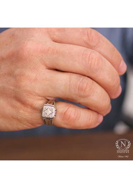 925 Ayar Gümüş Karo Yüzük