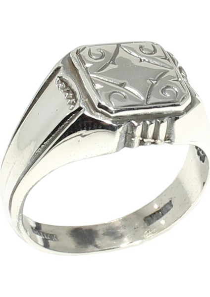 925 Ayar Gümüş Karo Yüzük fiyatları