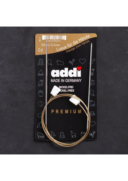 Addi Flexi-Bel 2mm 50CM Esnek Örgü Şişi - 181-7