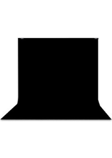 Black Screen Siyah Fon Perde 2X3METRE Pamuk Yapışkanlı Duvar Askı Aparatları