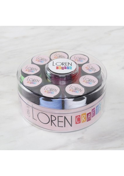 Crafts Dikiş ipliği Seti Büyük 10 Renk Lrn -