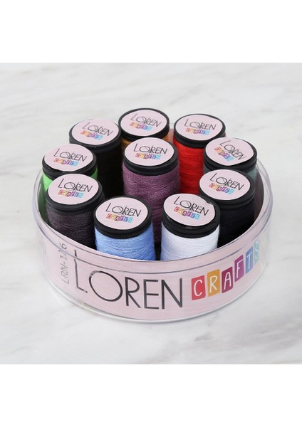 Crafts Dikiş ipliği Seti Büyük 10 Renk Lrn - fiyatları