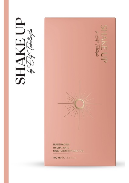 Shake Up By Elif Tokatlıoğlu - Işıltı Veren Nemlendiricili Vücut Yağı - 100 ml