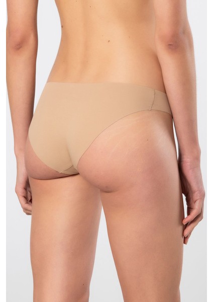 Kadın Lazer Kesim Pamuklu Bikini Külot 907/VIZON