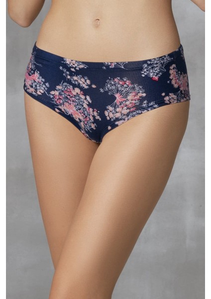 Kadın Pembe & Çiçek Desenli 3'lü Külot Slip 7128 modelleri