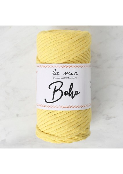 Boho Limon Sarı Büküm Makrome ipi - L186 - 34206