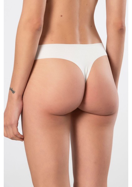 Kadın Lazer Kesim Pamuklu String Külot 912/EKRU modelleri
