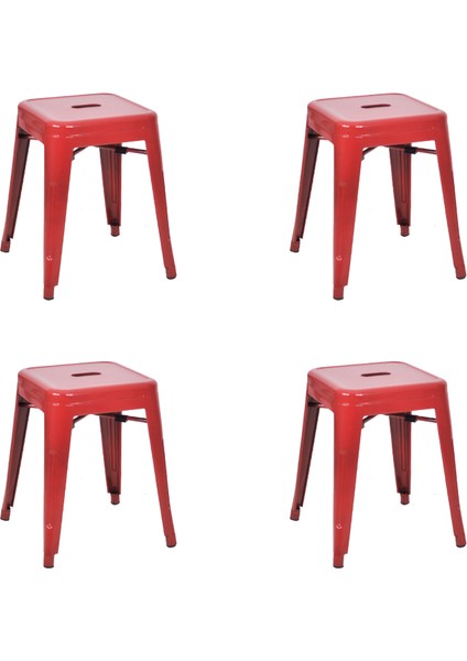 Tolix Metal Tabure (4 Adet)