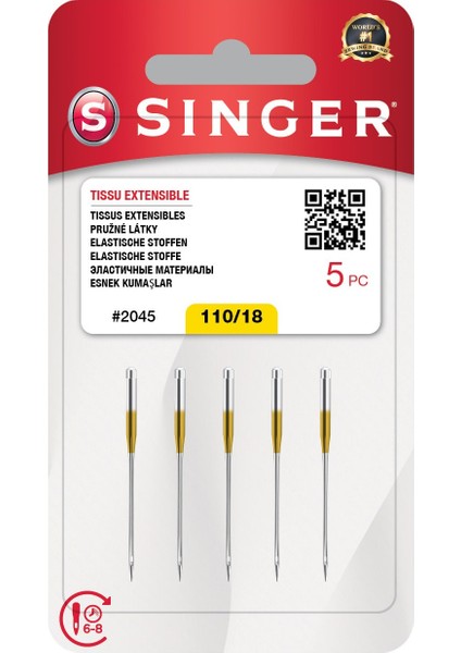 Jarse Iğnesi 18 Numara (5'Li Blıster)