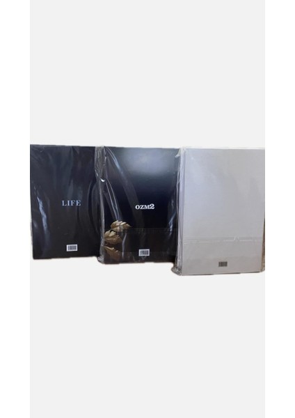 Kitap Kutusu - Paris & Life & Ozm2 Dekorlu - 3 Adet