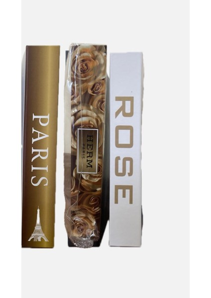 Kitap Kutusu - Paris & Life & Ozm2 Dekorlu - 3 Adet