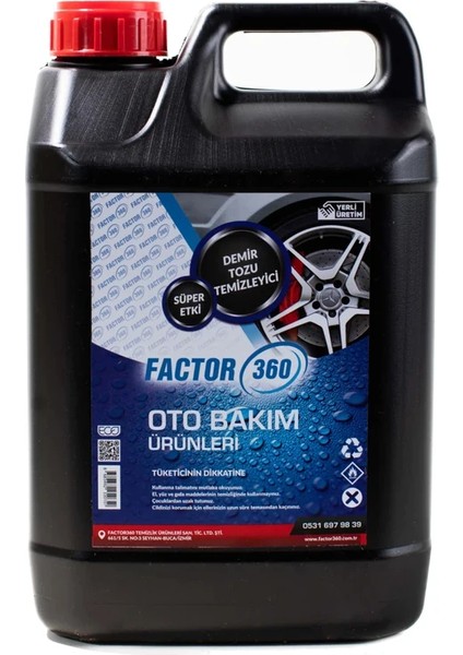 Demir Tozu Temizleyici (5 Litre)