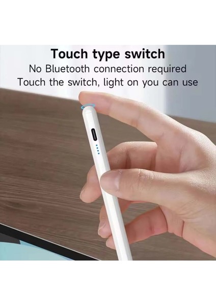Stylus Pen Dokunmatik Tablet Kalemi Ios Android Windows Uyumlu Type-C