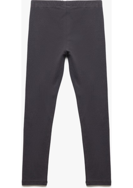 Pamuklu Beli Lastikli 2'li Basic Uzun Tayt Seti modelleri