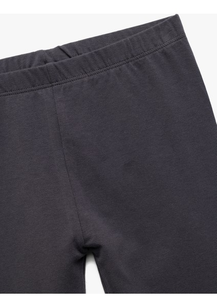 Pamuklu Beli Lastikli 2'li Basic Uzun Tayt Seti fırsatları