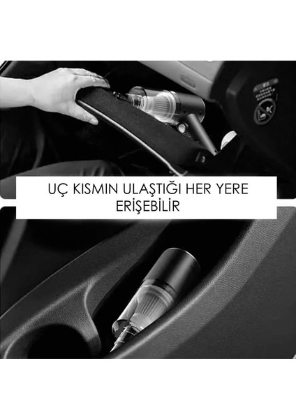 Resmi Distribütör Garantili USB Şarjlı Elektrikli Mini Taşınabilir Süpürge Makinesi Evde Arabada H modelleri