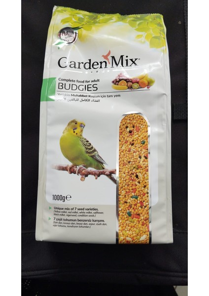 Gardenmix Platin Meyveli Muhabbet Kuş Yemi 1Kg