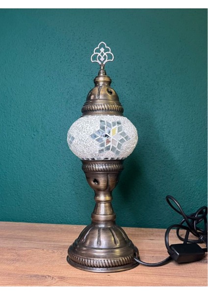 Özel Üretim Mozaik Masa Lambası Abajur E14 Ampul Tipine Uyumlu fiyatları