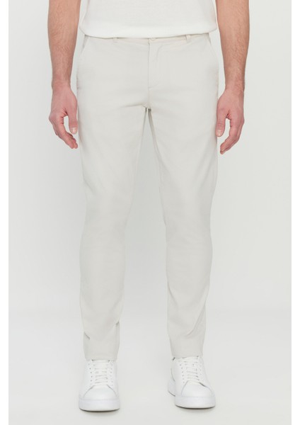 Pamuklu Slim Fit Dar Kesim Yan Cep Esnek Casual Pantolon