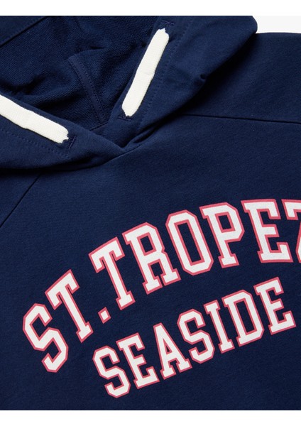 Pamuklu Kapşonlu Kolsuz Tişört ve Şort Seti fırsatları