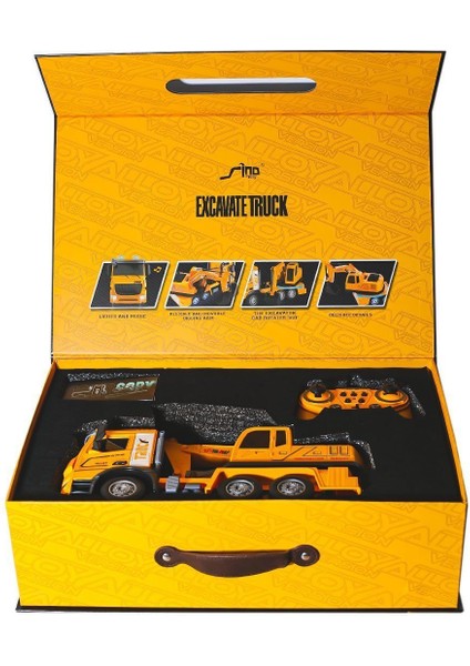 HJ8001-2 Kumandalı Metal Excavate Truck -Gepettoys fiyatları