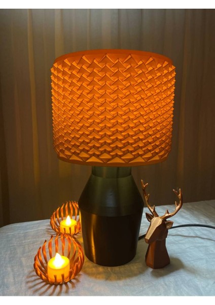 Modern Tasarım Sütlü Kahve Şapka Abajur Beyaz Siyah Gövde indirimleri