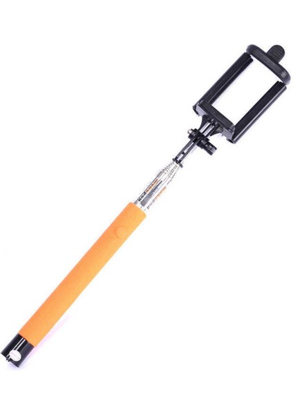 En Uygun Turuncu Tripod MONOPOD(180 Derece Oynar Başlık + ?bluetooth Özellik)