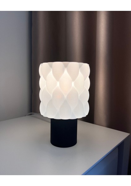 Modern Siyah Objeo 3D Özel Tasarım Dekoratif Baloncuk Abajur modelleri