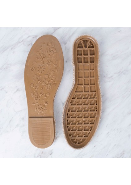 Loren Dar Hasır Espadril / Ayakkabı Tabanı 40 Numa