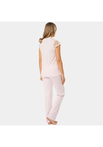 Dantelli Pijama Takımı 3197/PEMBE