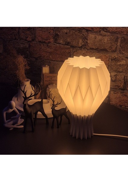 Evinize Modern Bir Hava Katan 28CM Beyaz Abajur - Kaçırılmaz Fırsat modelleri