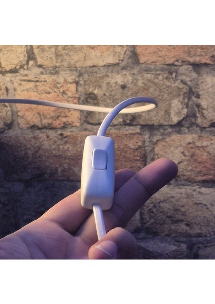 Evinize Modern Bir Hava Katan 28CM Beyaz Abajur - Kaçırılmaz Fırsat indirimleri