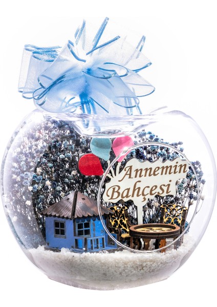 Teraryum Annemin Bahçesi Huzur -Mavi