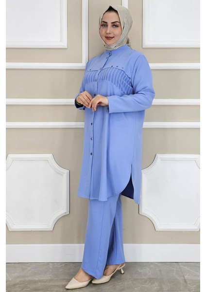 Kadın Kombinli Taş Detaylı Tesettür Takım fiyatları