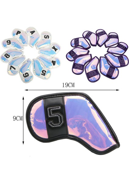 Wosofe 10 Adet/paket Golf Sopası Demir Kapağı Golf Demir Başlığı Kapakları Golf Sopası Demir Başlığı Tüm Demir Kamalara Uyar B (Yurt Dışından) indirimleri