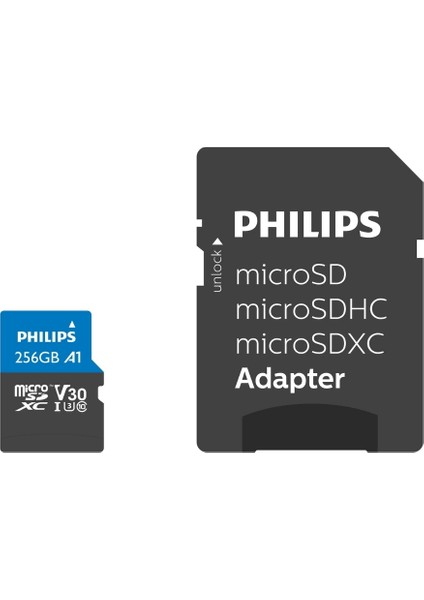 Ultra Pro 256 GB Uhs-I U3 Class 10 V30 Sd Adaptörlü Microsdxc Kart