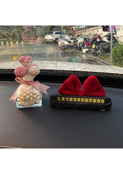 Araba Geçici Park Plakası Yay Araba Hareketli Araba Telefon Plakası Özel Süsler (Yurt Dışından)