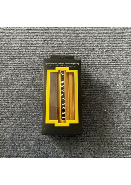 Araba Pencere Kırıcı Numara Plakası Taşıma Araba Telefon Plakası Kolye Araba Cep Telefonu Bırakma Numarası Araba Geçici Park Güvenliği Çekiç (Yurt Dışından)