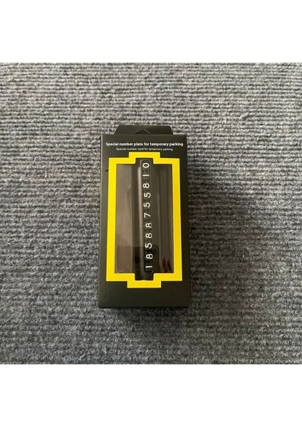 Araba Pencere Kırıcı Numara Plakası Taşıma Araba Telefon Plakası Kolye Araba Cep Telefonu Bırakma Numarası Araba Geçici Park Güvenliği Çekiç (Yurt Dışından)