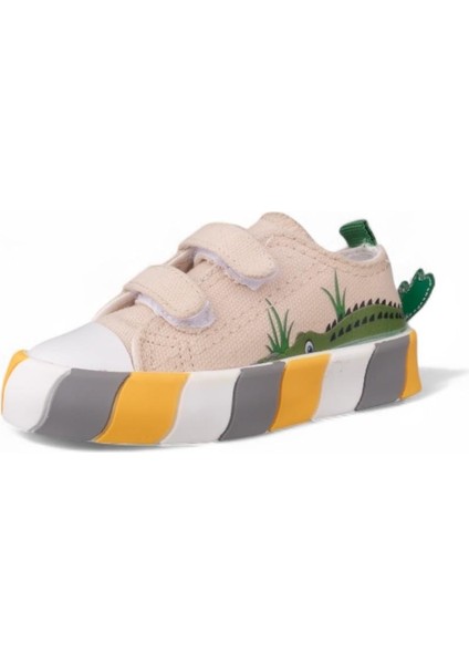Çocuk Günlük Ayakkabı - Bej, Tekstil