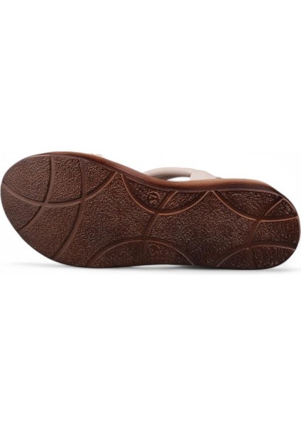 Kadın Günlük Sandalet - Bej, Tekstil fiyatları