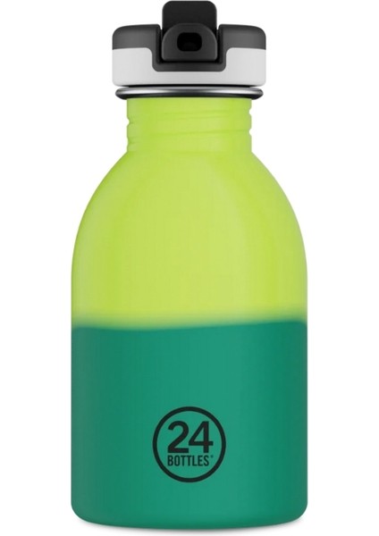 Kids Bottle Reactive Sarı/Yeşil Paslanmaz Çelik Çocuk Su Matarası 250 ml