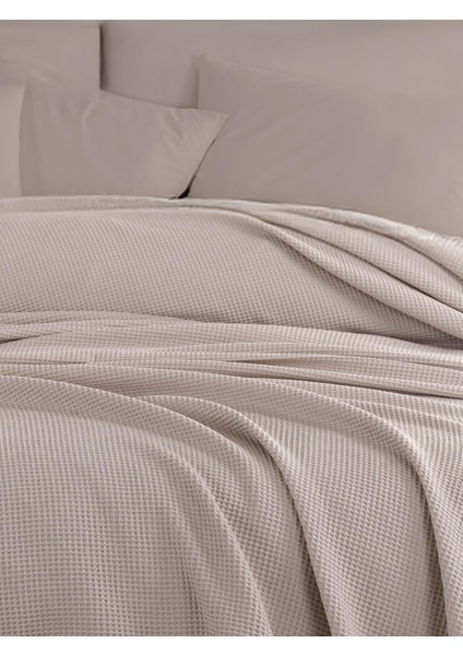 Ecocel Pike Örtü Battal 220 x 230 cm Karde Vizon Gri