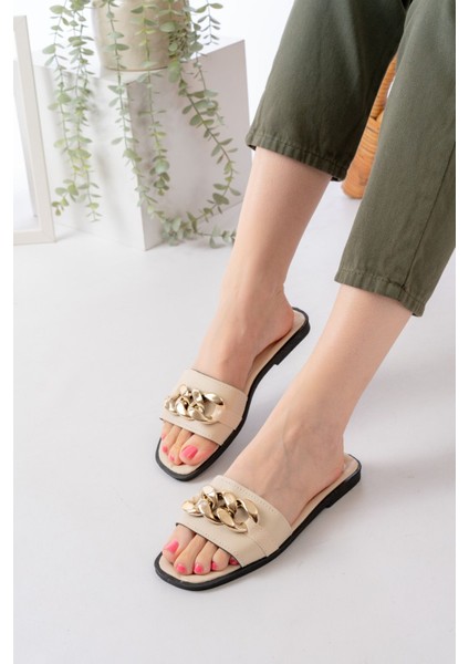 Zincirli Kadın Terlik Dış Mekan Sokak Plaj Ve Terliği fiyatları